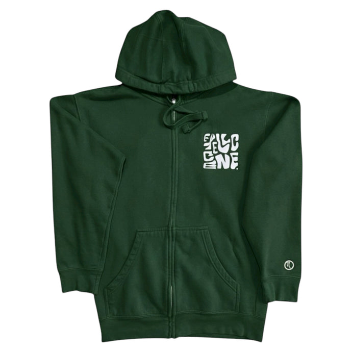 Jelly Zipper Hoodie - Forest