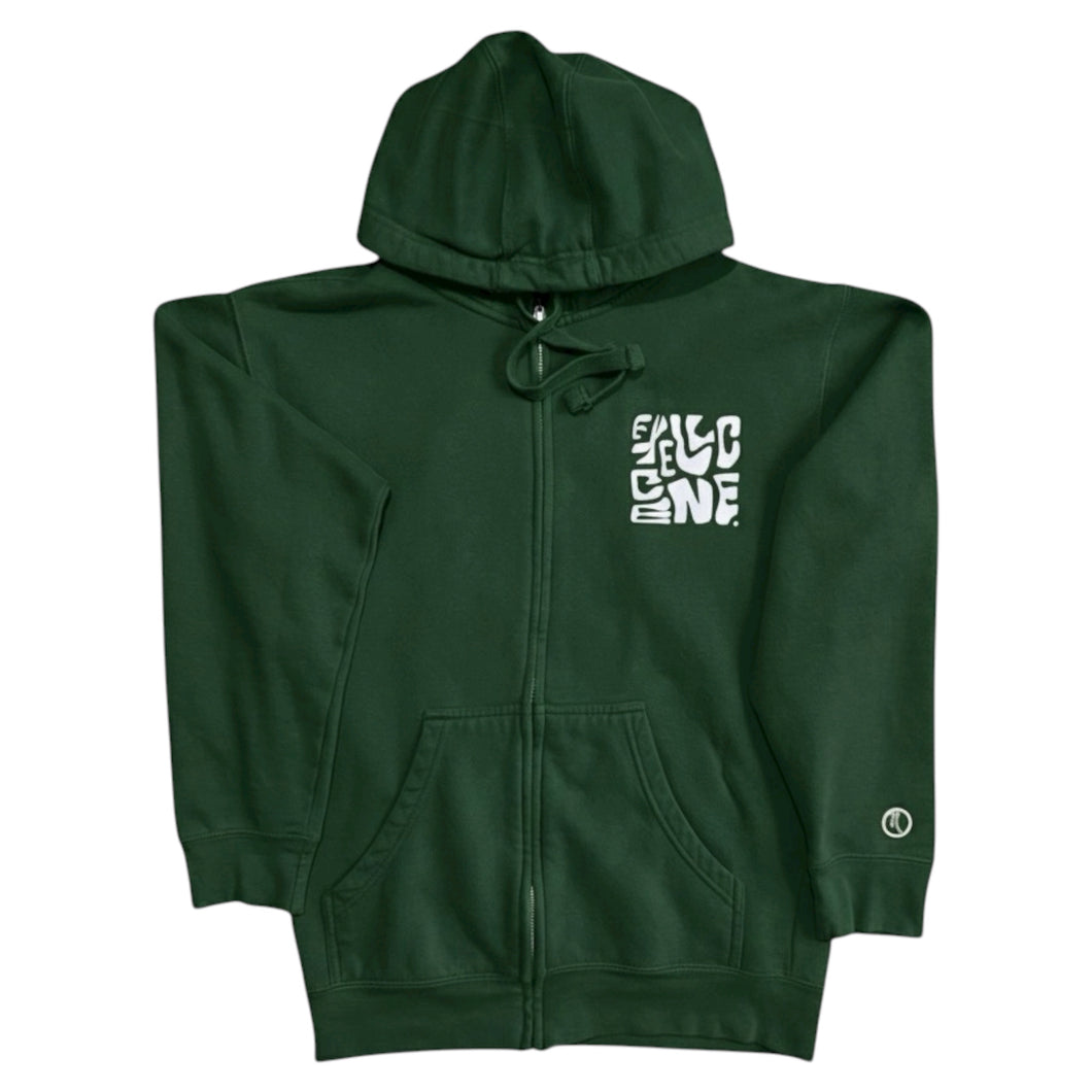 Jelly Zipper Hoodie - Forest