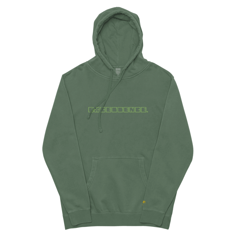 Block Hoodie - Alpine Green