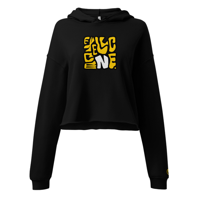 Women’s Jelly Crop Hoodie - Black
