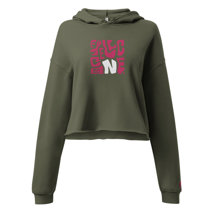 Women’s Jelly Crop Hoodie - Green