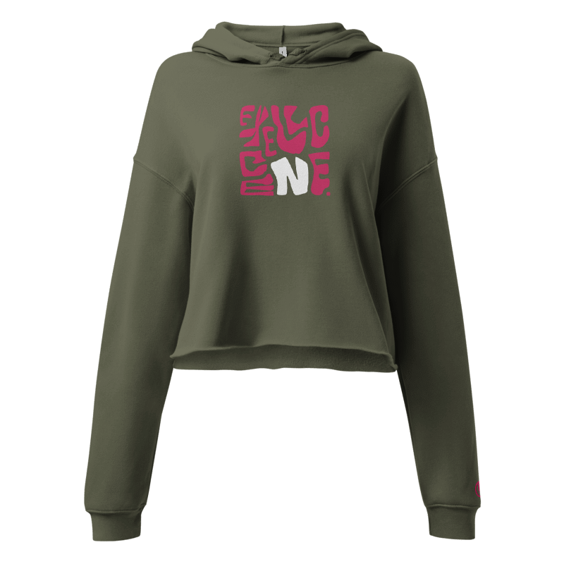 Women’s Jelly Crop Hoodie - Green