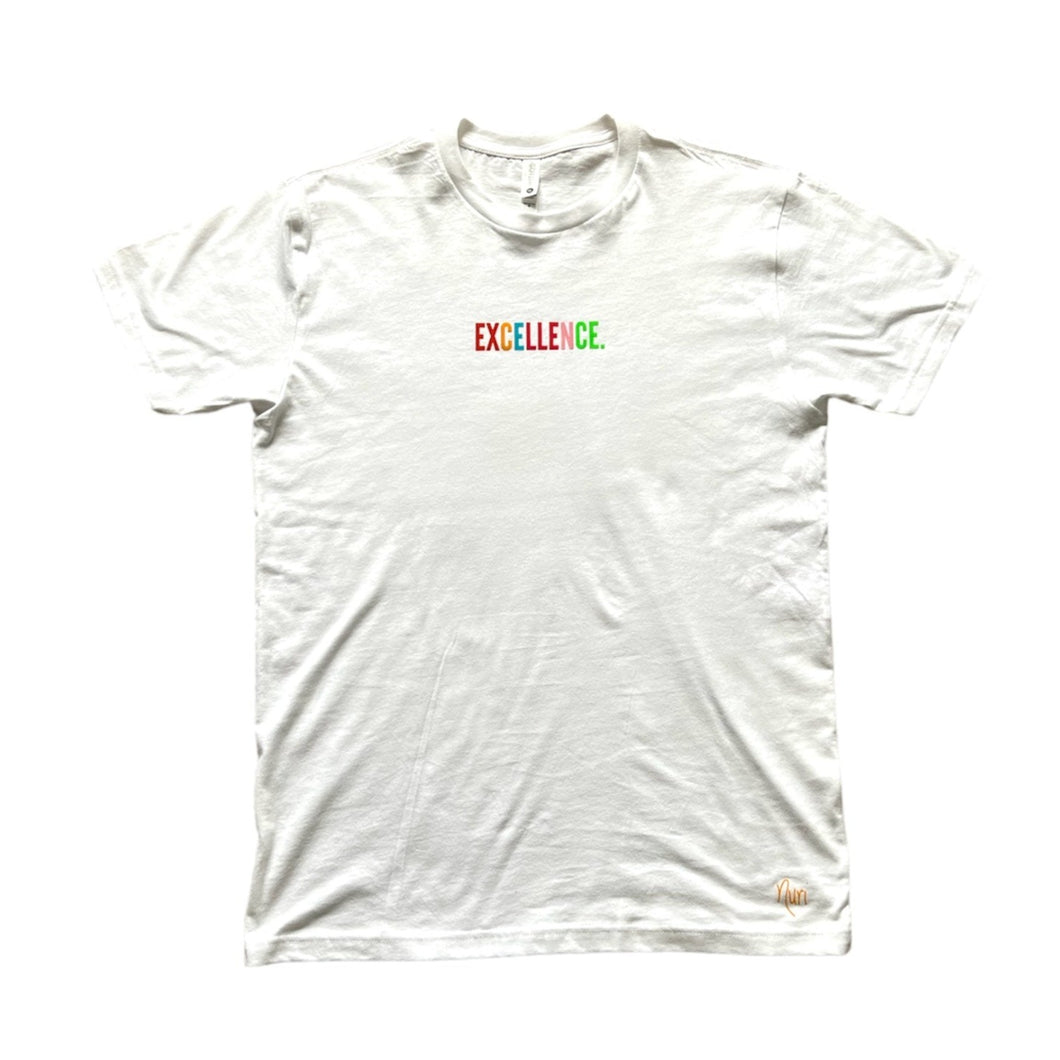 EXCELLENCE. COLORS T-Shirt - White