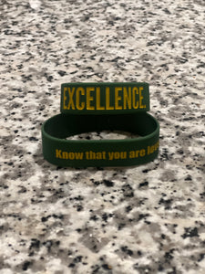 EXCELLENCE. Wristbands Green/Yellow