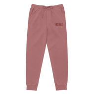Block Sweatpants - Maroon