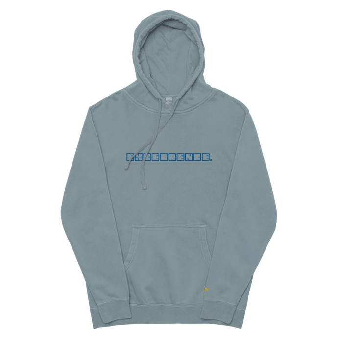 Block Hoodie - Slate Blue