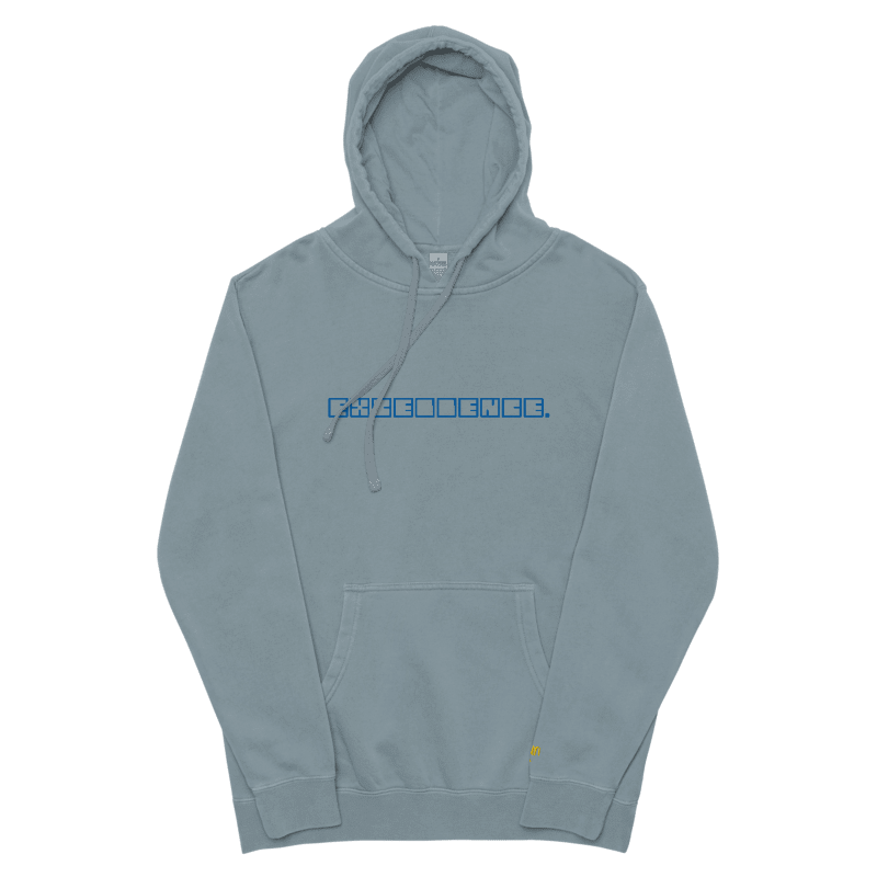 Block Hoodie - Slate Blue