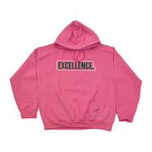EXCELLENCE. Bubble Hoodie - Pink/ Green & White Felt