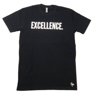 EXCELLENCE. T-Shirt Black/Silver Reflective