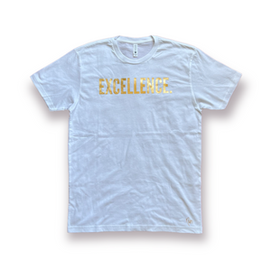 EXCELLENCE. T-Shirt - Gold Foil