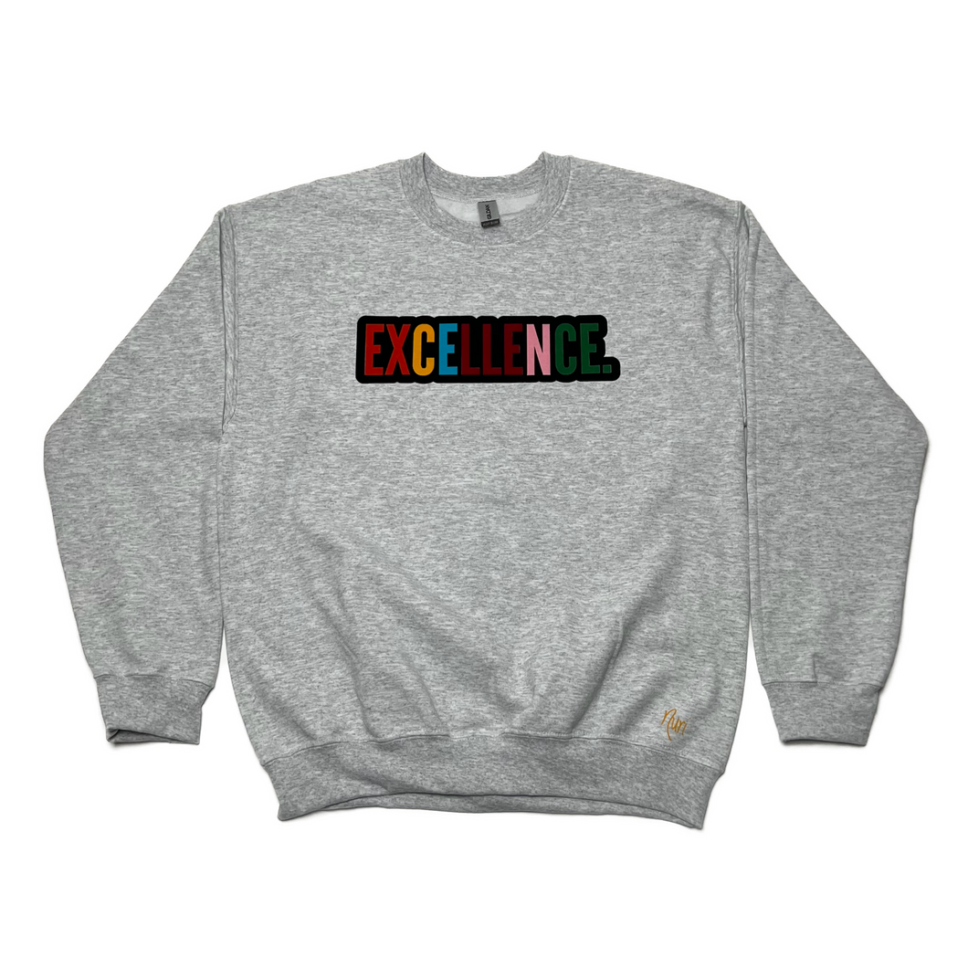 EXCELLENCE. COLORS Sweatshirt Gray