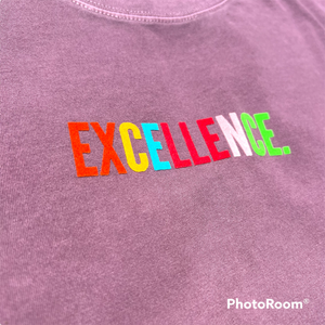 EXCELLENCE. COLORS T-Shirt - Grape